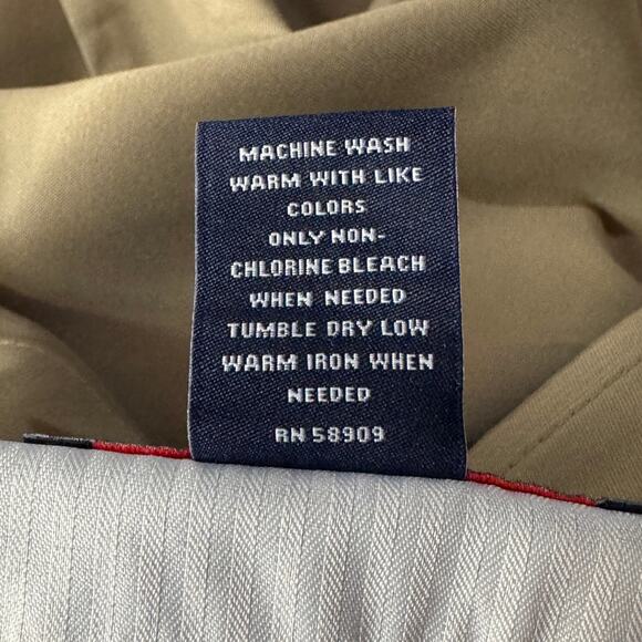 Roundtree & Yorke SZ 42 Travel Smart Shorts Classic Fit Flat Front Zip-Fly Tan - Picture 8 of 9